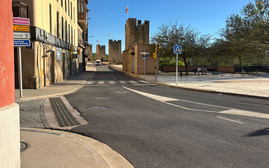 La zona del Corcho de Alcañiz, ya abierto a la circulación. / M.M.R.