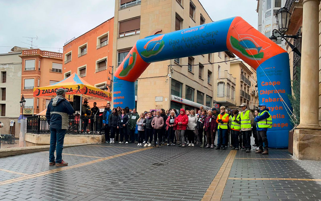 Línea de salida en Plaza España./ Cedida