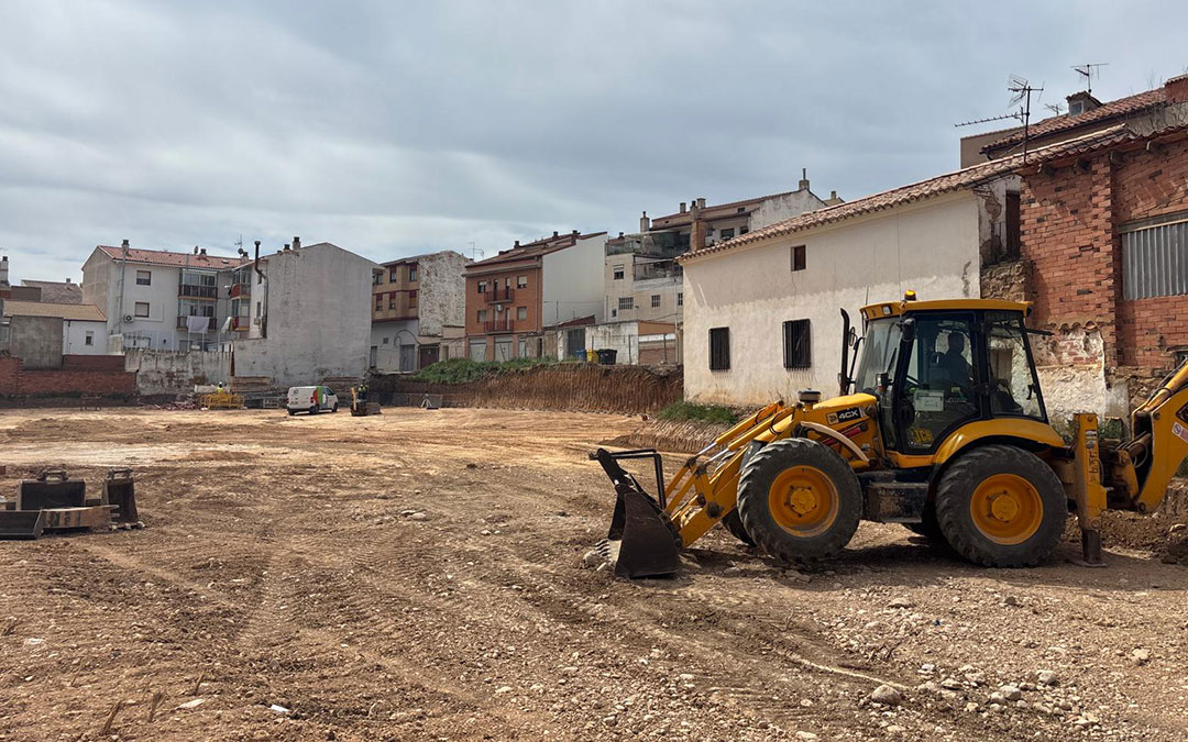Instantes de las obras este martes. / S.C.
