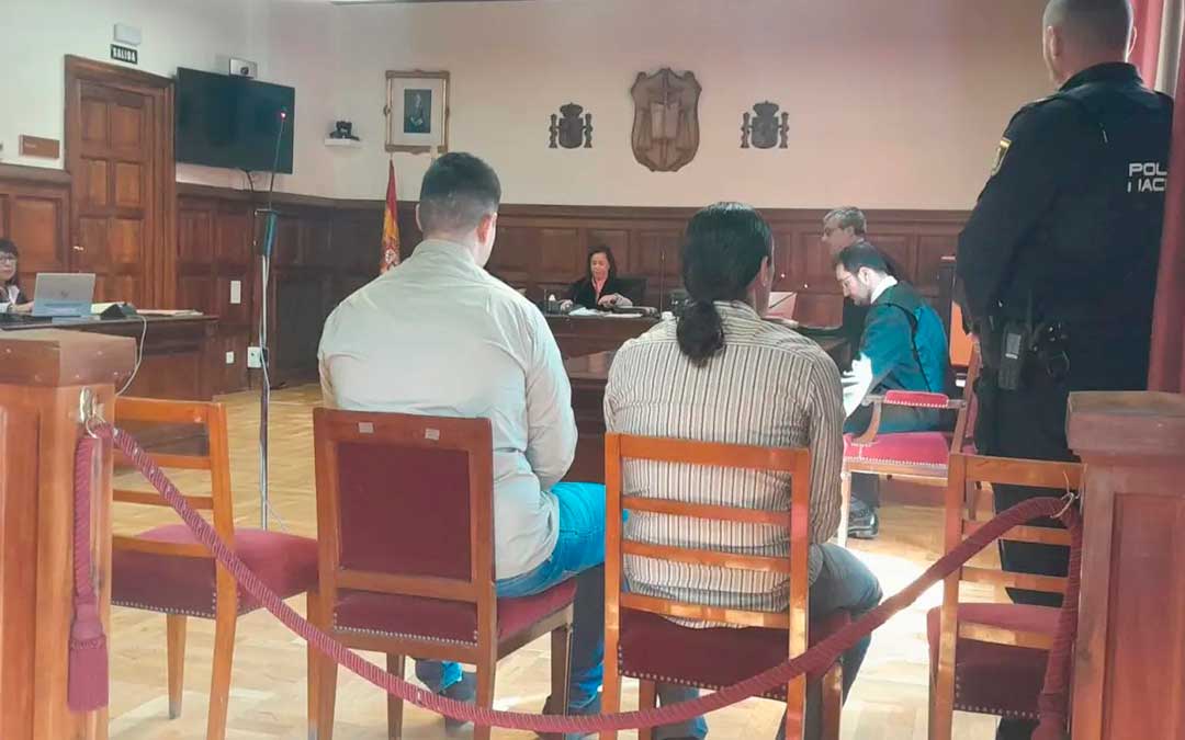 Imagen del juicio que se celebró el martes en la Audiencia de Teruel. / HERALDO