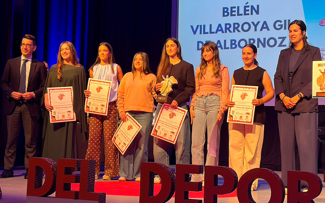 Belén Villarroya, título a mejor promesa feminina. / A.F