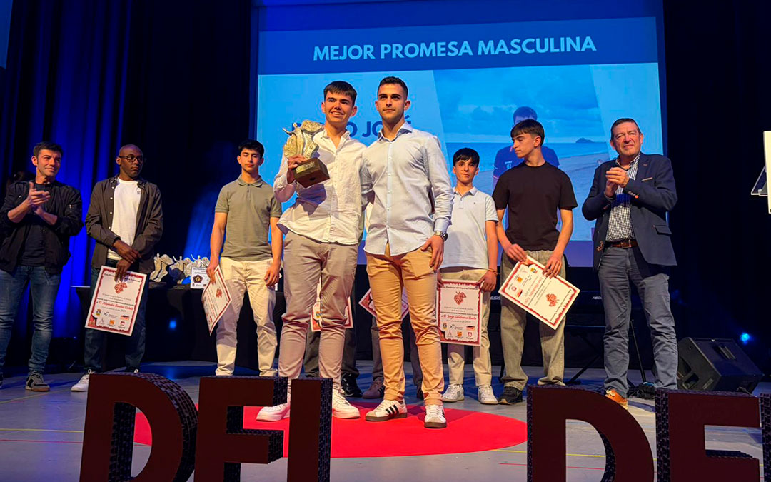 Pedro José Romero conocido como 'Pedrito Fishing' de Utrillas, mejor promesa deportiva. / Alba Ferrández