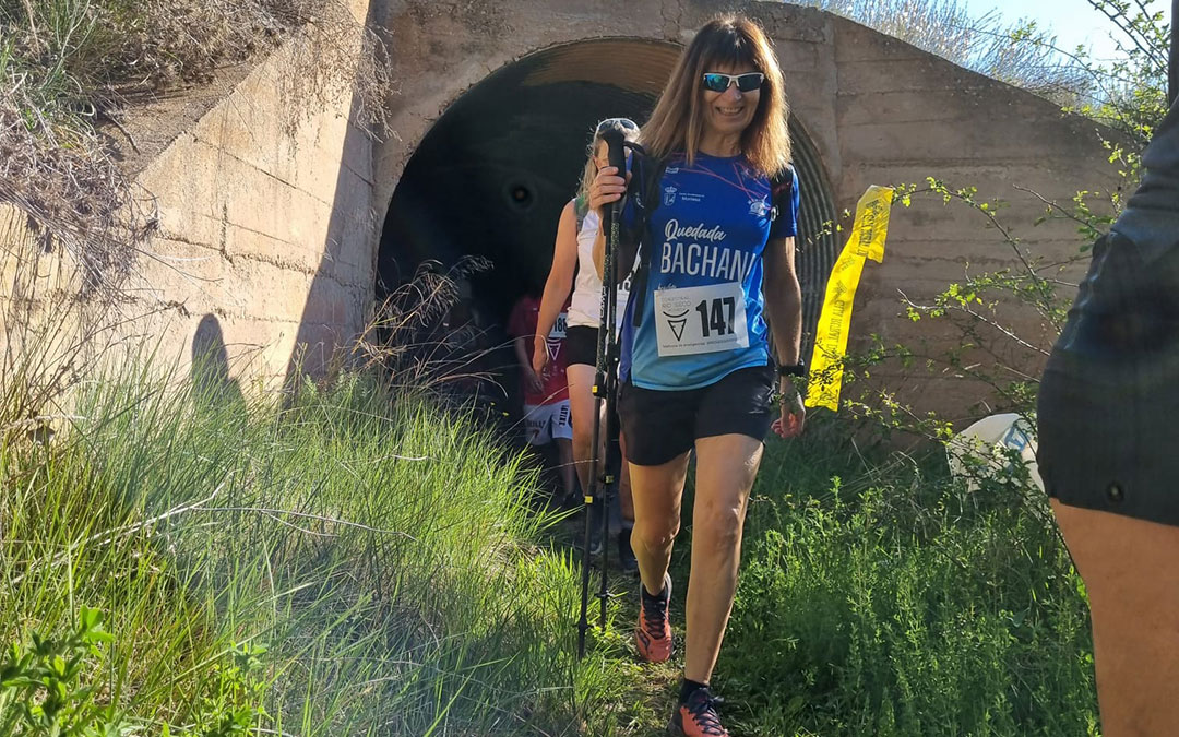 Participantes de la categoría femenina durante el CorzoTrail Río Seco de Muniesa / Peña Amarilla