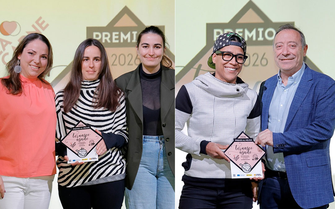 Font del Pas y La Torre del Visco, premiados como 'Mejor Ternasco asado 2026' no tradicional y tradicional respectivamente de la provincia de Teruel. / Gabi Orte-IGP