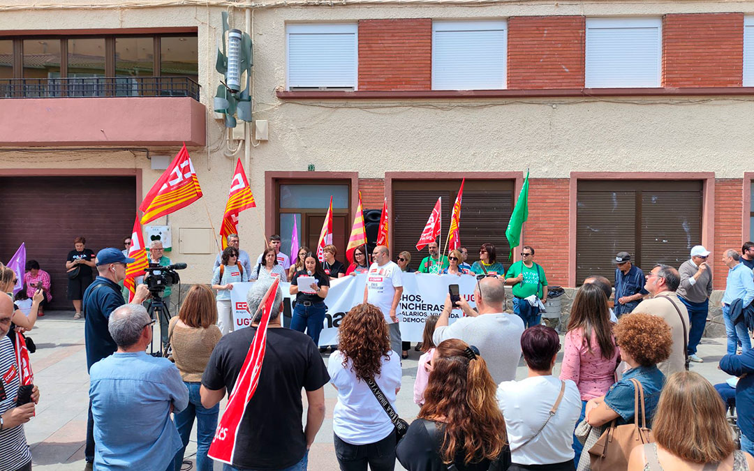 Concentración en Andorra por el Dia Internacional de los Trabajadores. / A.M