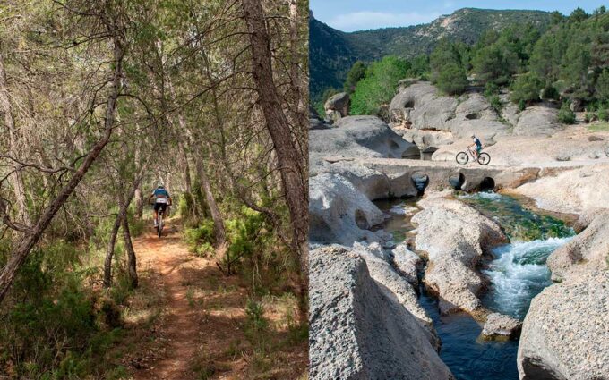 Aguaviva estrena ruta BTT modalidad All Mountain de 45 kilómetros y caminos recuperados