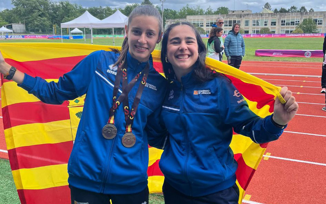 Carlota y Noa tras el Campeonato de España CESA Sub-16 / Cedida