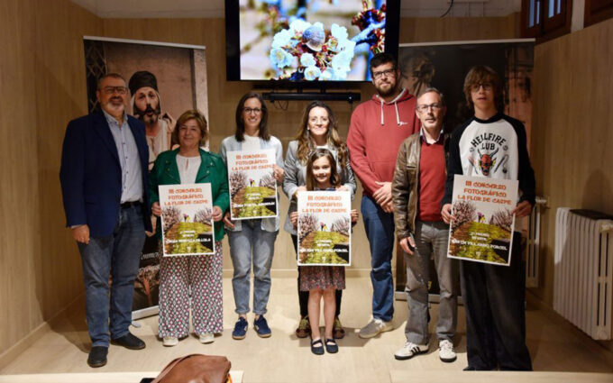 Caspe premia las mejores imágenes de la floración en el III Concurso Fotográfico 'La Flor de Caspe'