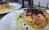 Ensalada de patata con bacalao marinado y olivas negras