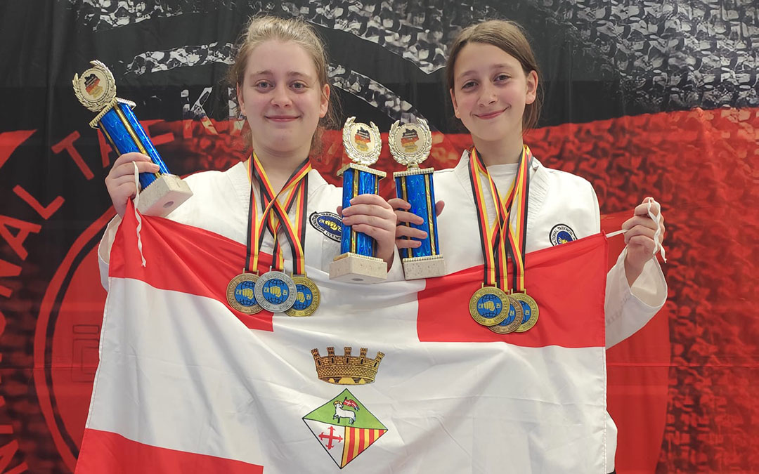 Las hermanas Vallespí en el Open German / Cedida