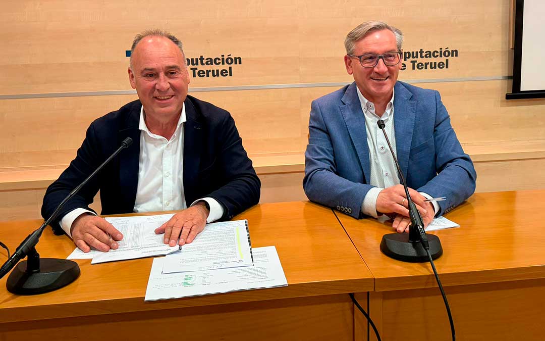 Iranzo y Juste este martes en rueda de prensa./ DPT