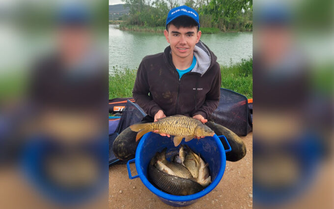 Pedrito Fishing, al nacional tras proclamarse campeón de Aragón de Agua Dulce U20 por quinto año consecutivo