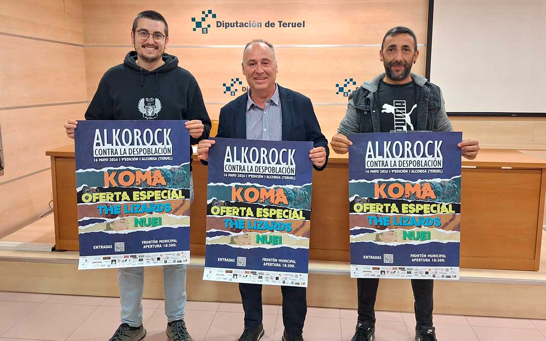 Momento de la presentación en la sala de prensa de la Diputación. / DPT