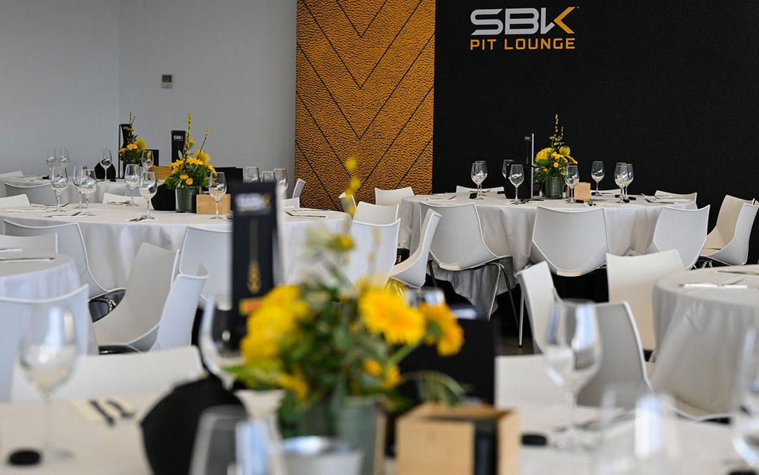 Las salas VIP de la cita de WorldSBK en MotorLand Aragón / Cedida