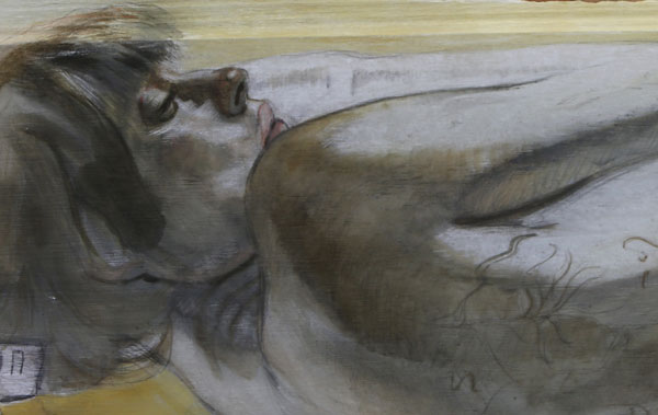 Figura. Técnica mixta sobre alabastro