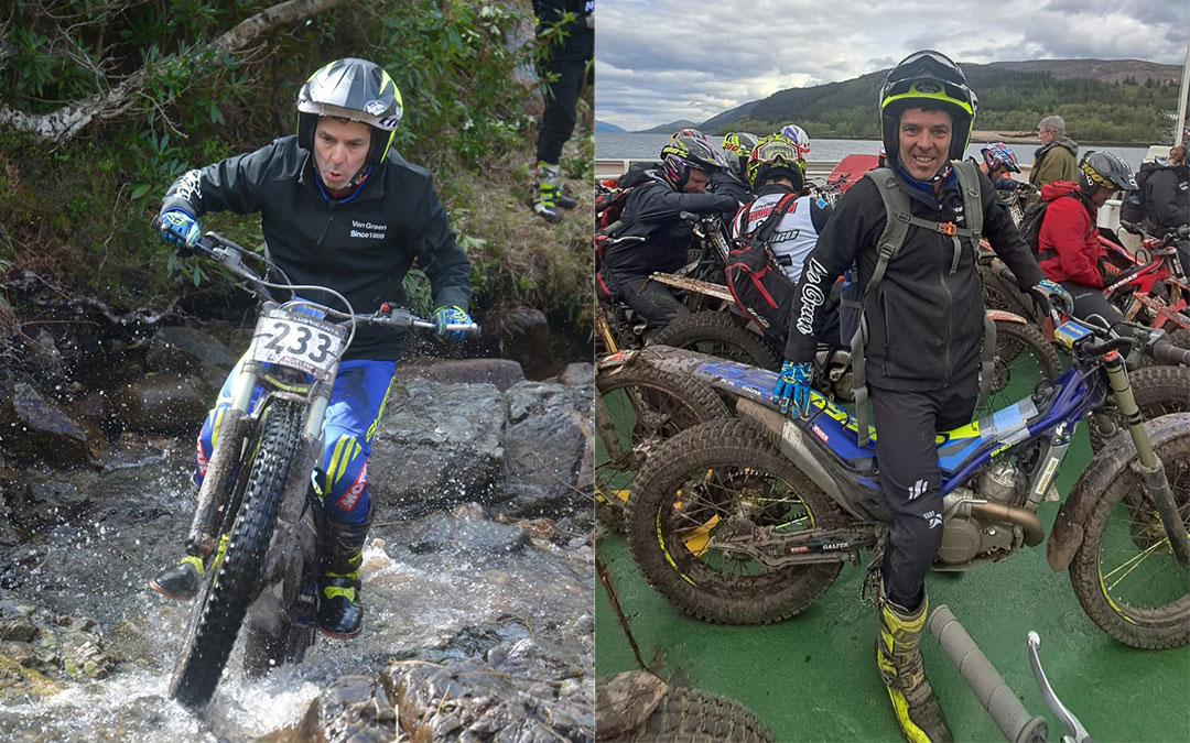 El valderrobrense Sergio Puyo en Escocia / Cedida
