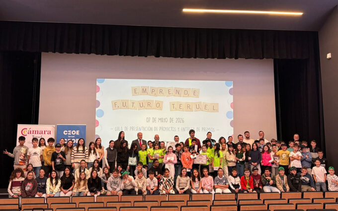El CRA Martín del Río y el CEIP Cuencas Mineras de Montalbán, ganadores del concurso 'Emprende, Futuro Teruel'