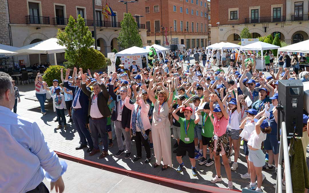 La iniciativa ha reunido a 300 escolares de distintos centros educativos / Ibercaja