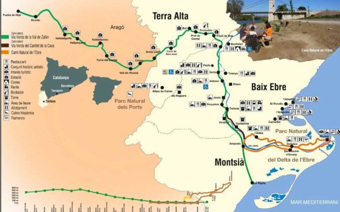 Crean un planificador de rutas de la Vía Verde Val de Zafán que incluye todos los servicios