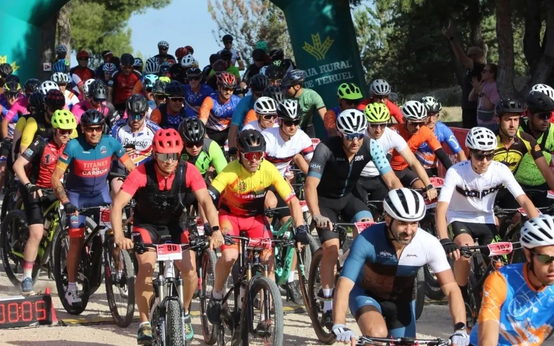 150 ciclistas participaron en los tres circuitos de la XIII BTT de Aguaviva/Comarca Bajo Aragón