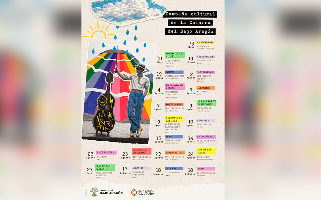 Campaña Cultural Bajo Aragón 2026. / LC