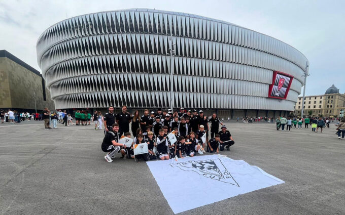 El Andorra C.F. desfila en San Mamés: Los benjamines e infantiles brillan en el torneo del Athletic Club
