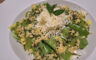 Ensalada de bisaltos con pesto de pistacho y menta