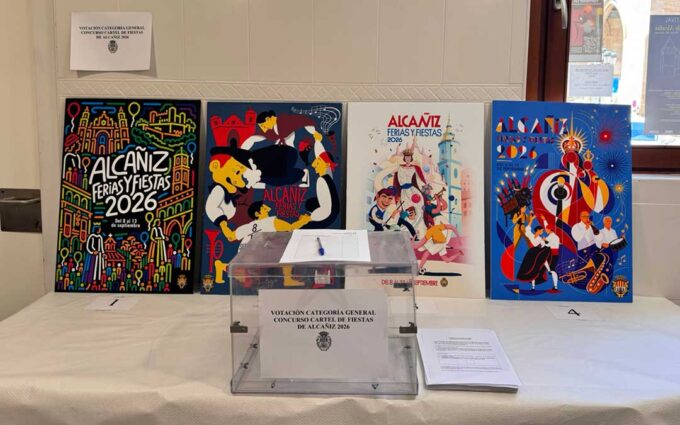 Abierta la votación popular para elegir el cartel anunciador de las fiestas patronales de Alcañiz 2026