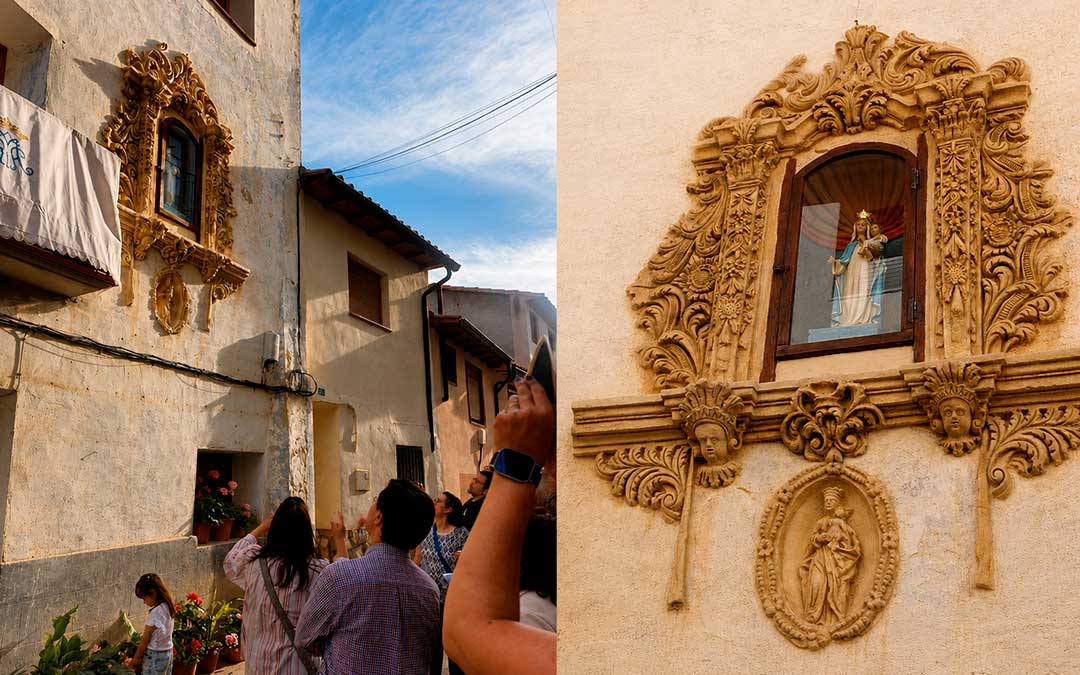 Hornacina de la Virgen del Rosario de Castellote / Nuria Gil