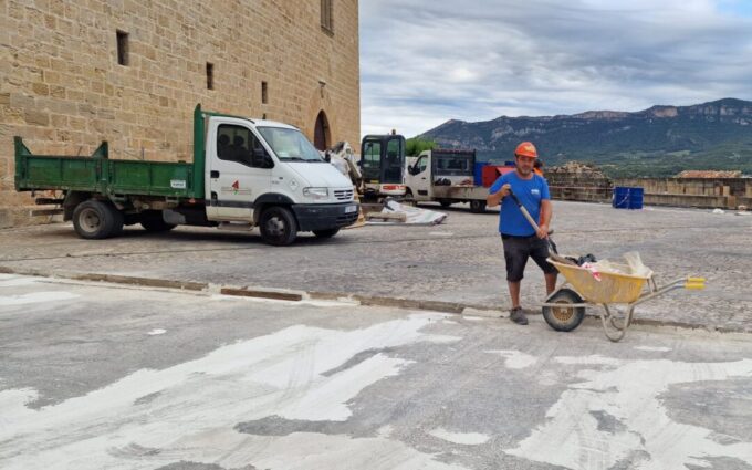 Las obras del Castillo de Valderrobres concluirán su primera fase en julio y comenzarán la restauración de las murallas tras el verano