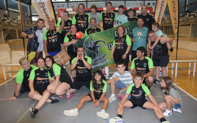 El Club Datchball Caspe firma un fin de semana histórico y clasifica a tres equipos para la Copa de España