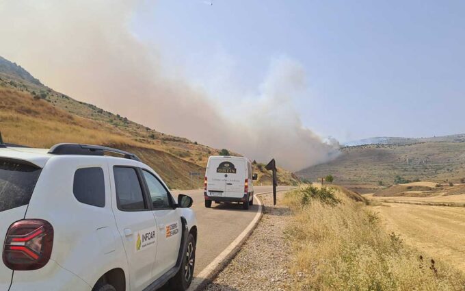 Aragón pagará 70 euros la hora a los agricultores que colaboraron en la extinción de los incendios de este verano
