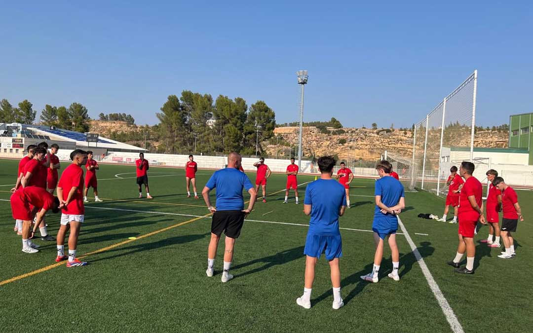 El Alcañiz CF en el inicio de la pretemporada 2026/27 / Cedida