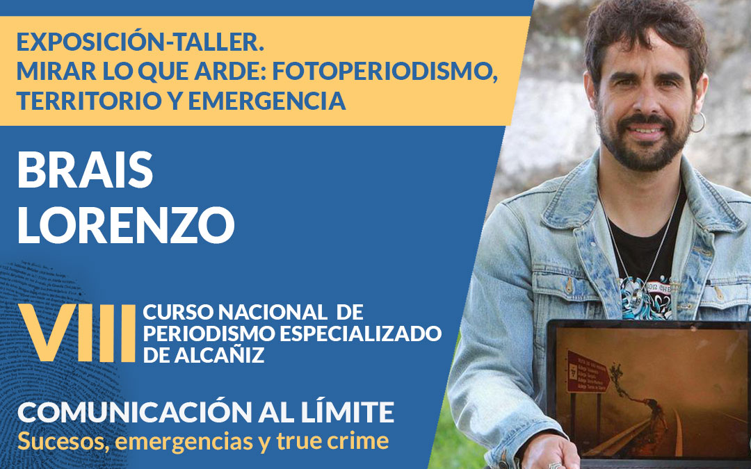 Brais Lorenzo, ganador del World Press Photo 2026, estará en Alcañiz el miércoles 23 de septiembre a las 17.00./ L.C.