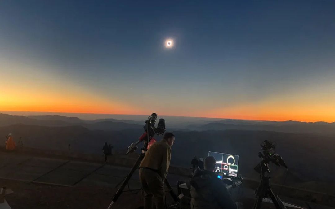 Ejemplo del cambio de iluminación durante un eclipse./ L.C.