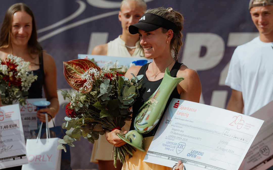 La caspolina Irene Burillo tras proclamarse campeona en Leipzig / Beatrice Bauer