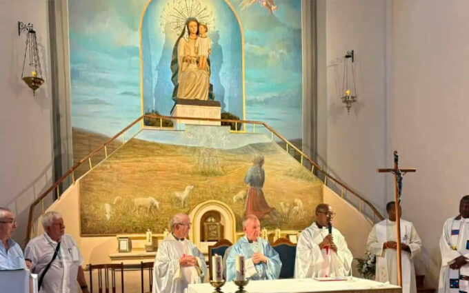 El Santuario de Aliaga luce renovado en la celebración del Día del Sitio: «Es un punto de encuentro»