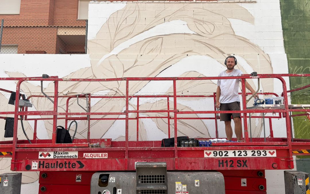 Los murales se ubican todos en una misma explanada./ J.B.
