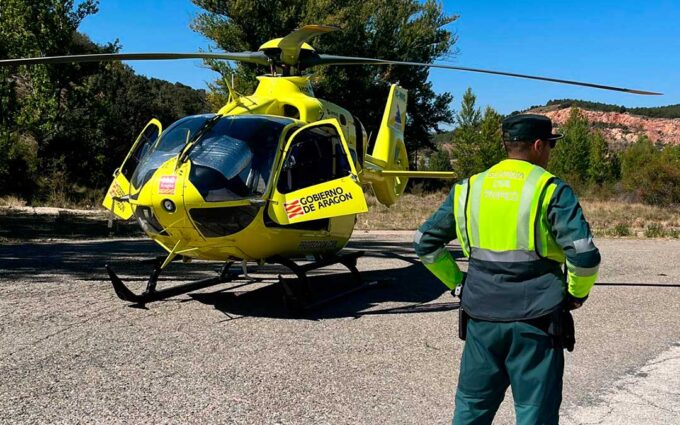 Herido grave un motorista tras salirse de la carretera en La Zoma