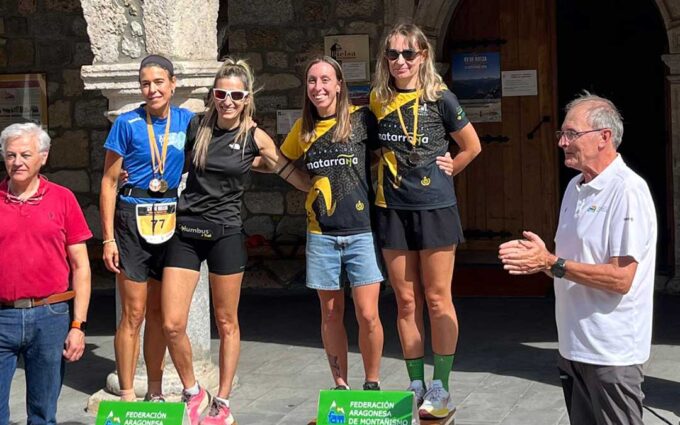 El Matarraña Team vuelve a conquistar el doble oro por equipos en el Campeonato de Aragón de ascenso