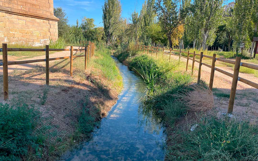 Recuperación antiguo cauce río Guadalope Caspe./ S.F.