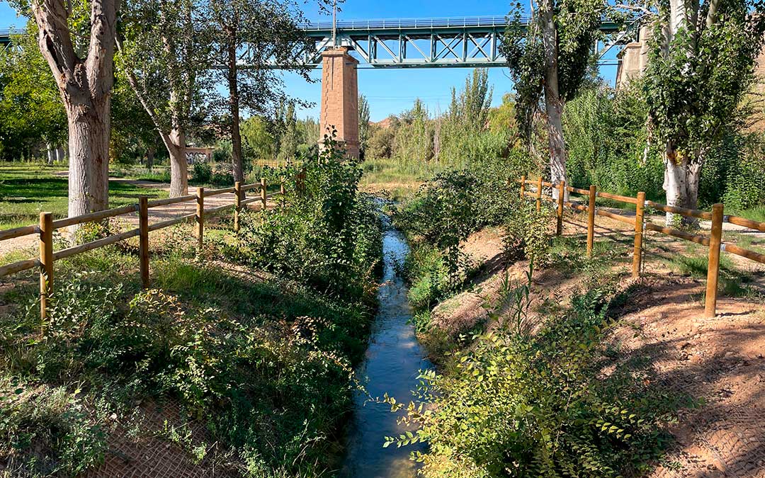 Recuperación antiguo cauce río Guadalope Caspe./ S.F.