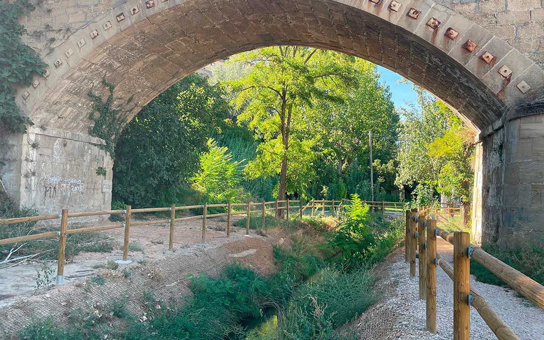 Recuperación antiguo cauce río Guadalope Caspe./ S.F.