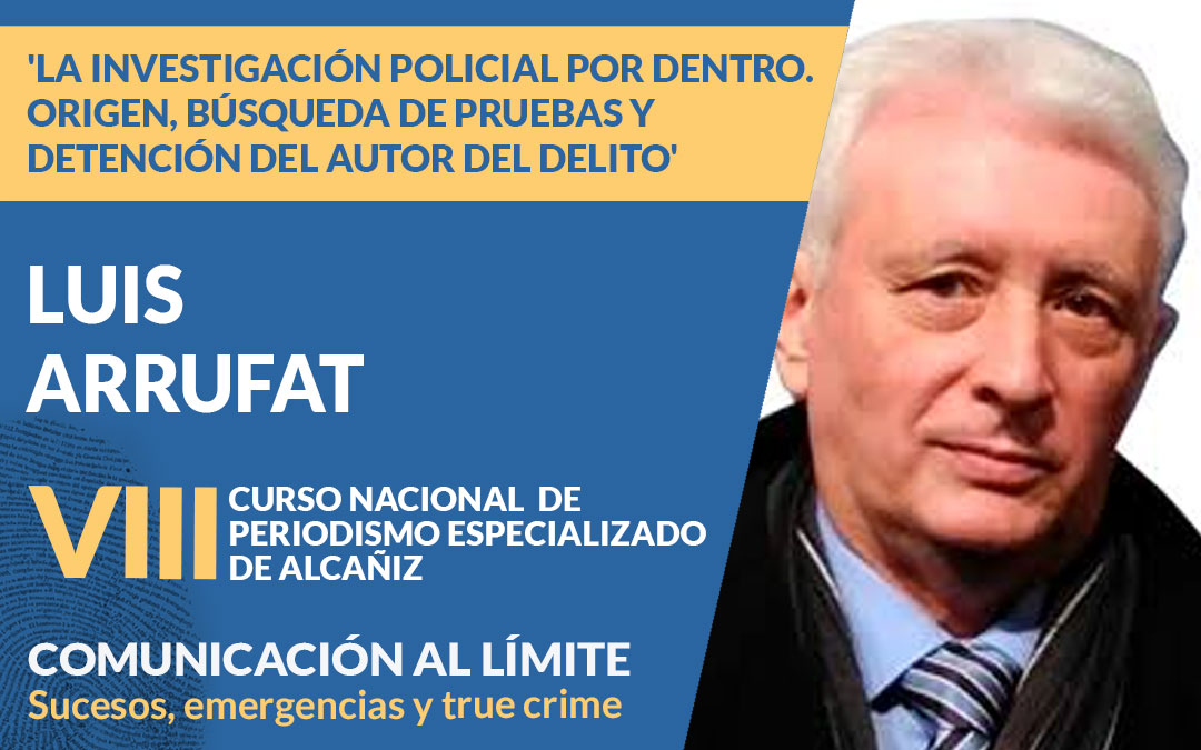 Luis Arrufat, ponente del Curso Nacional de Periodismo de Alcañiz./ L.C.