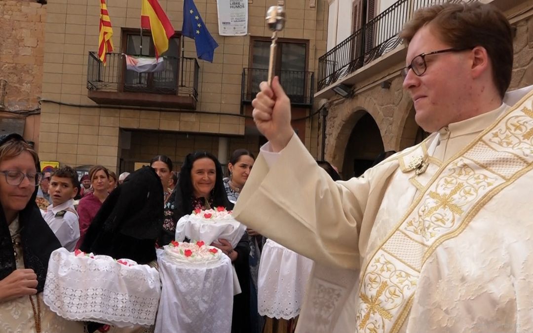 Bendición de tortas en Andorra./ Ayto. Andorra
