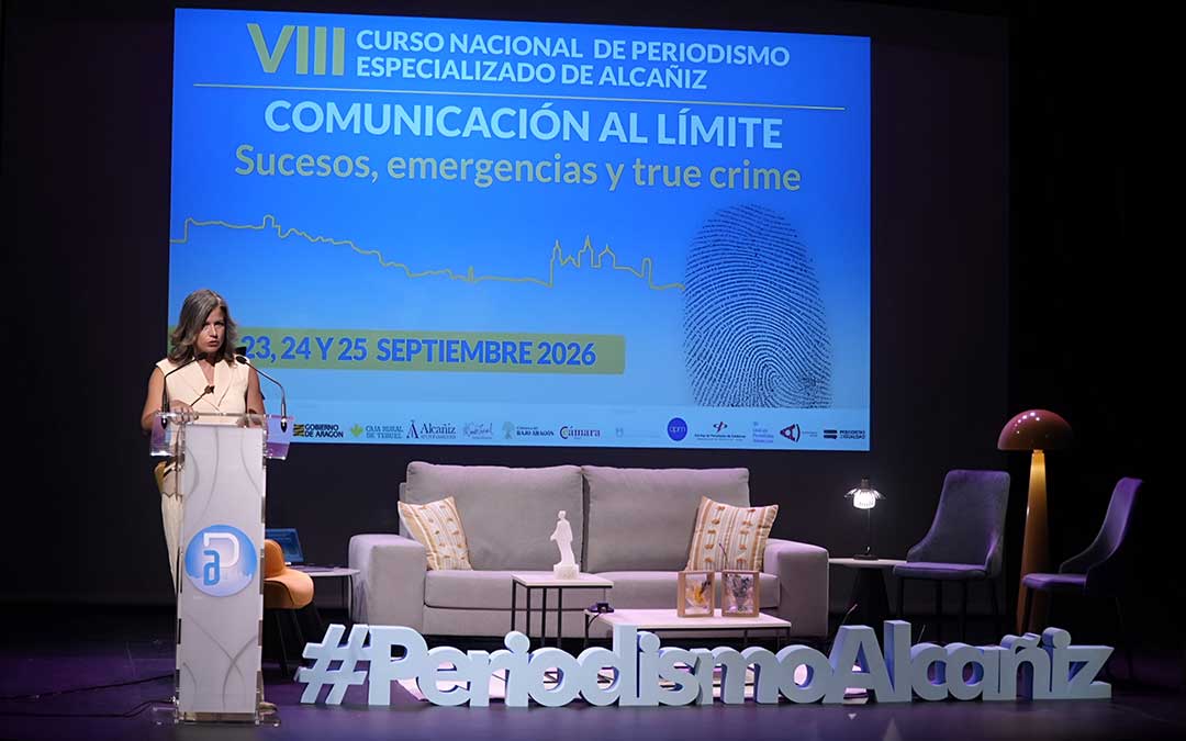 La directora del Curso, Eva Defior, durante su intervención. / A.G.