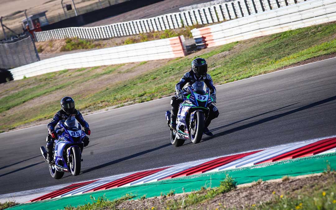 El piloto utrillense durante la carrera en Navarra / Cedida