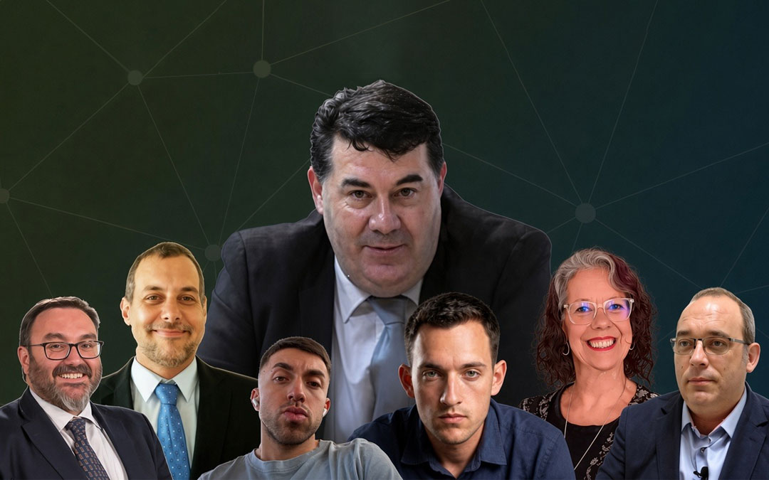 Algunos de los participantes que formarán parte del Foro Económico Rural de Andorra, que se celebrará los días 18 y 19 de septiembre en el Hotel Sierra de Arcos.