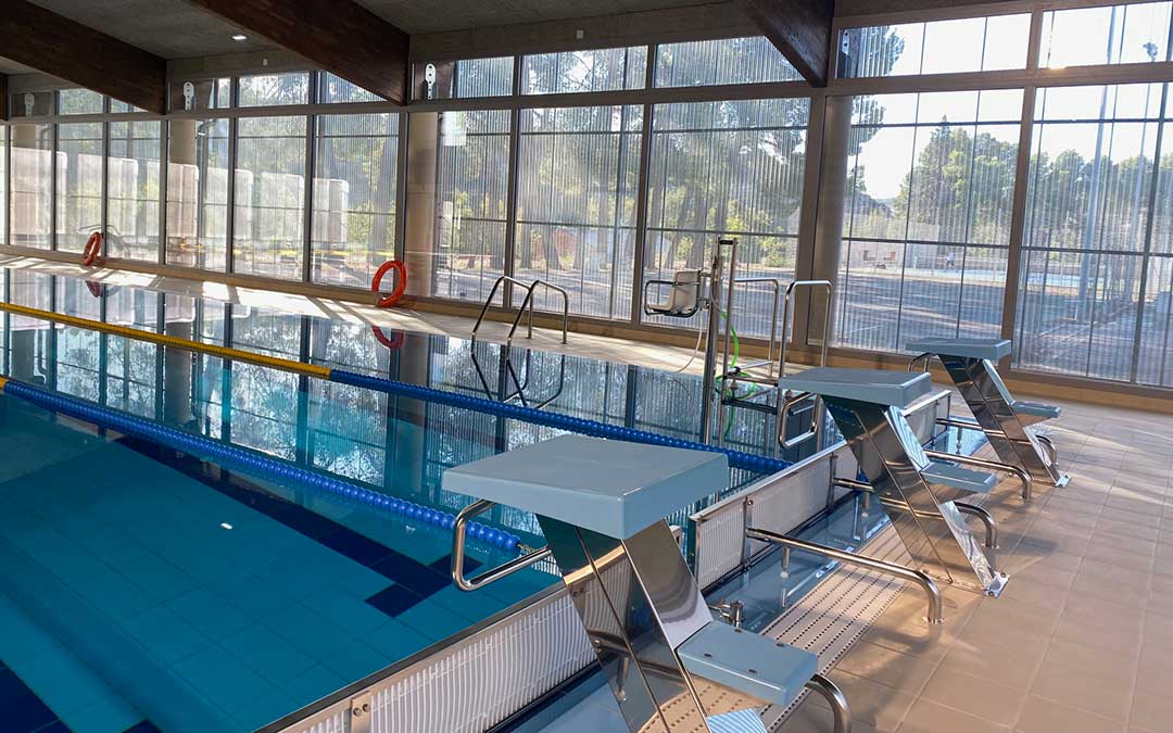 Imagen de las nuevas instalaciones en la Ciudad Deportiva Santa María. / Ayto. Alcañiz