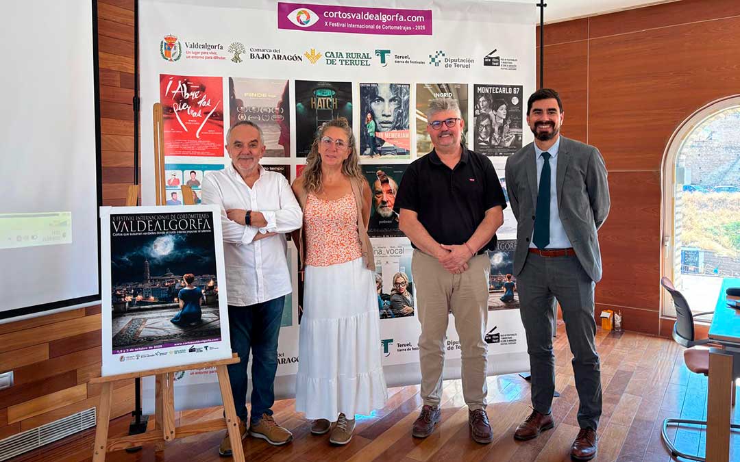 Presentación de la décima edición este lunes en la Comarca del Bajo Aragón./ M.M.R.